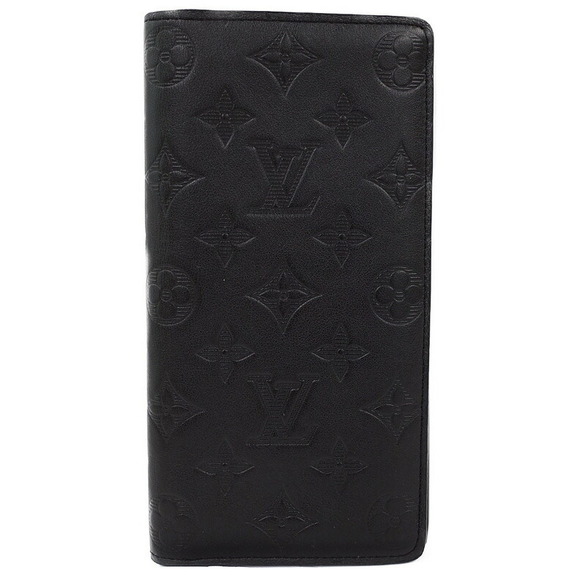Louis Vuitton Long Bifold Monogram Brazza Wallet Portefeuille Shadow - Picture 1 of 5